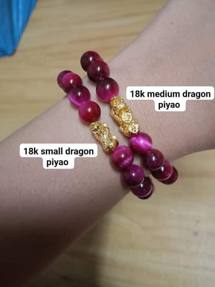 Viva Magenta Dragon PiYao 2023 Color of the Year Bracelet Charm