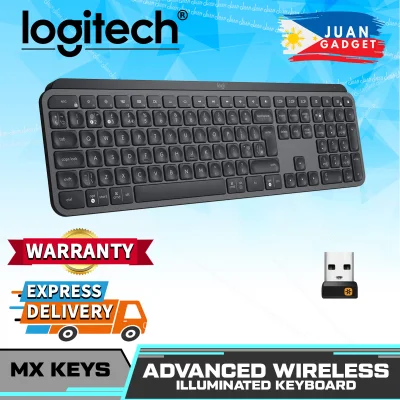 Logitech MX Keys Advanced Wireless Illuminated Keyboard, Graphite | JG Superstore by Juan Gadget