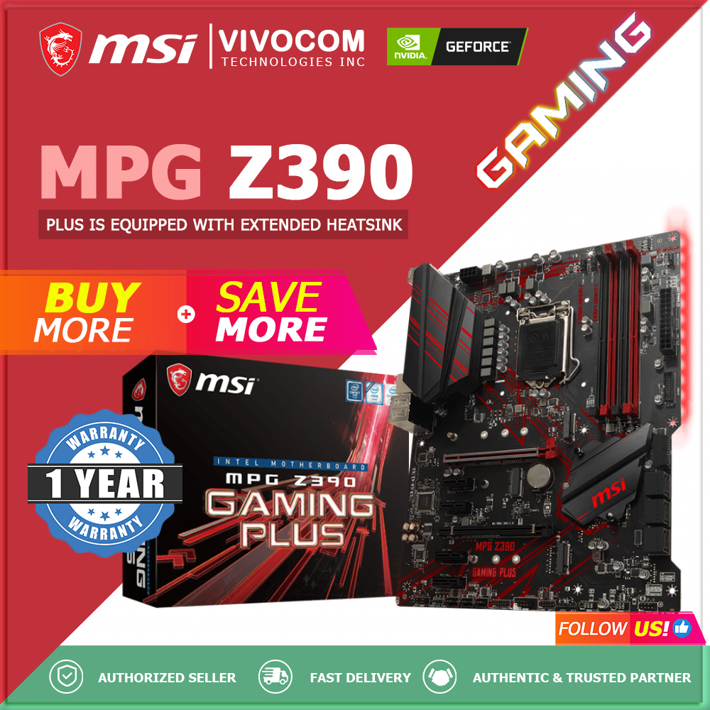 Msi Mpg Z390 Gaming Plus Motherboard Lazada Ph