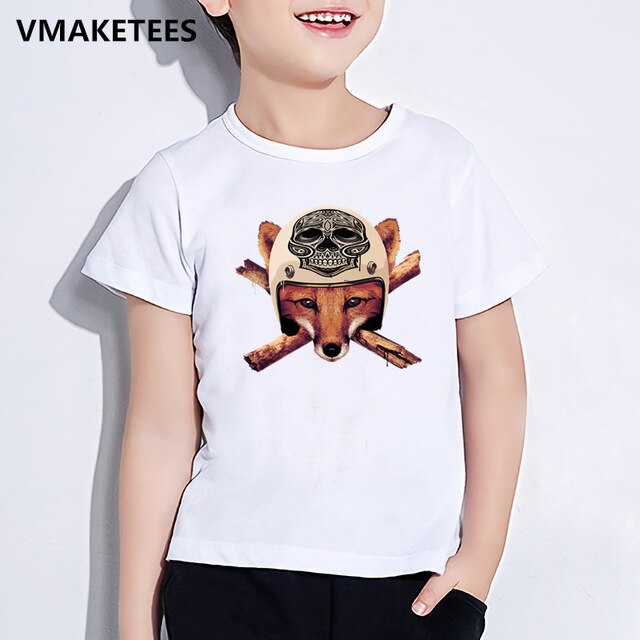 Fox Kid's T-Shirt Children Boys Girls Unisex Top