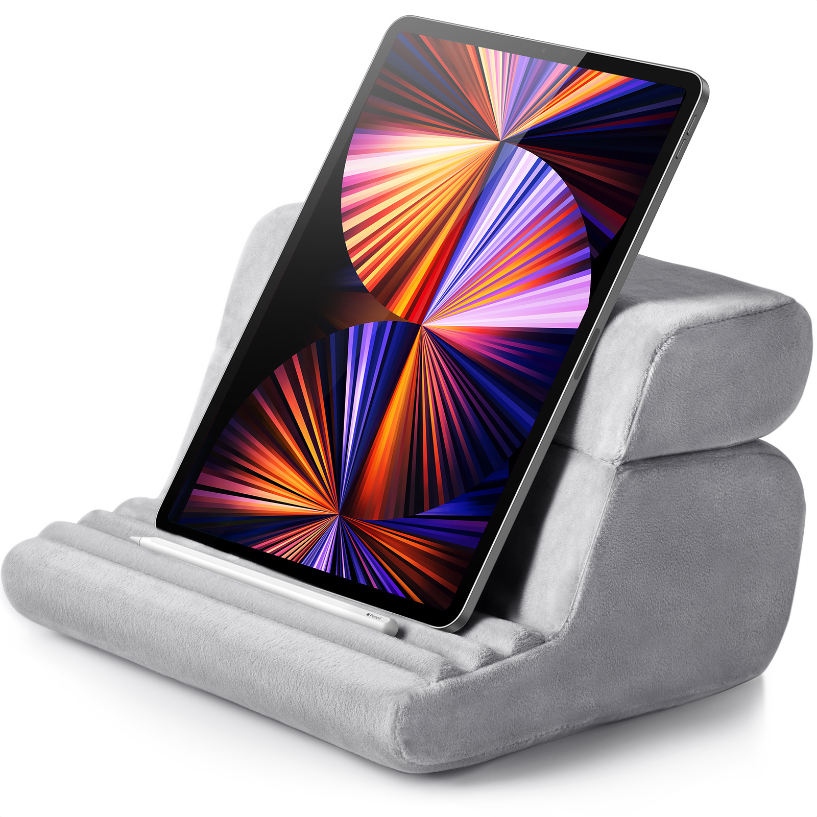 UGREEN Tablet Pillow Stand for iPad pro iPad Air Lap Soft Tablet Stand  Holder Bed with Viewing Angles Adjustable Pillow Holder Backrest Washable