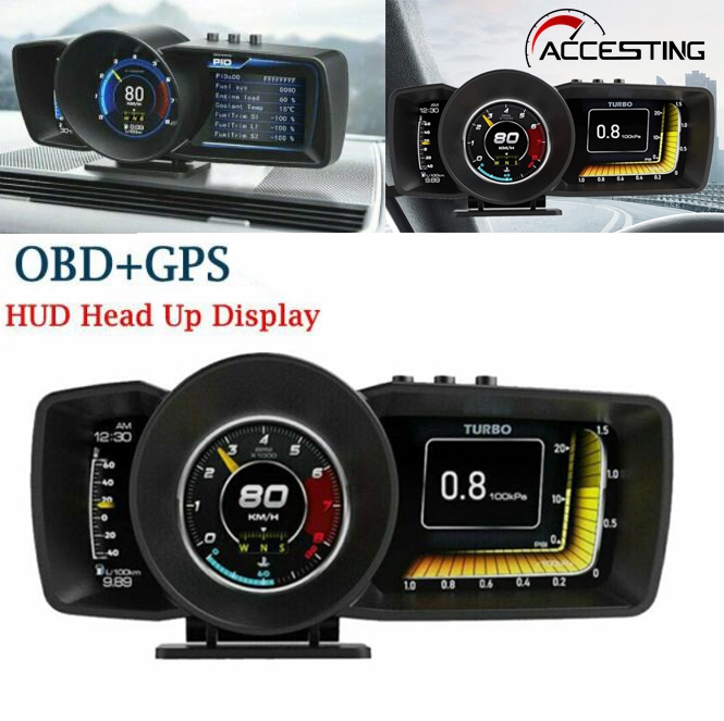 Smart Car OBD2 GPS Head-Up Digital Display PHEV & HEV Compatible 