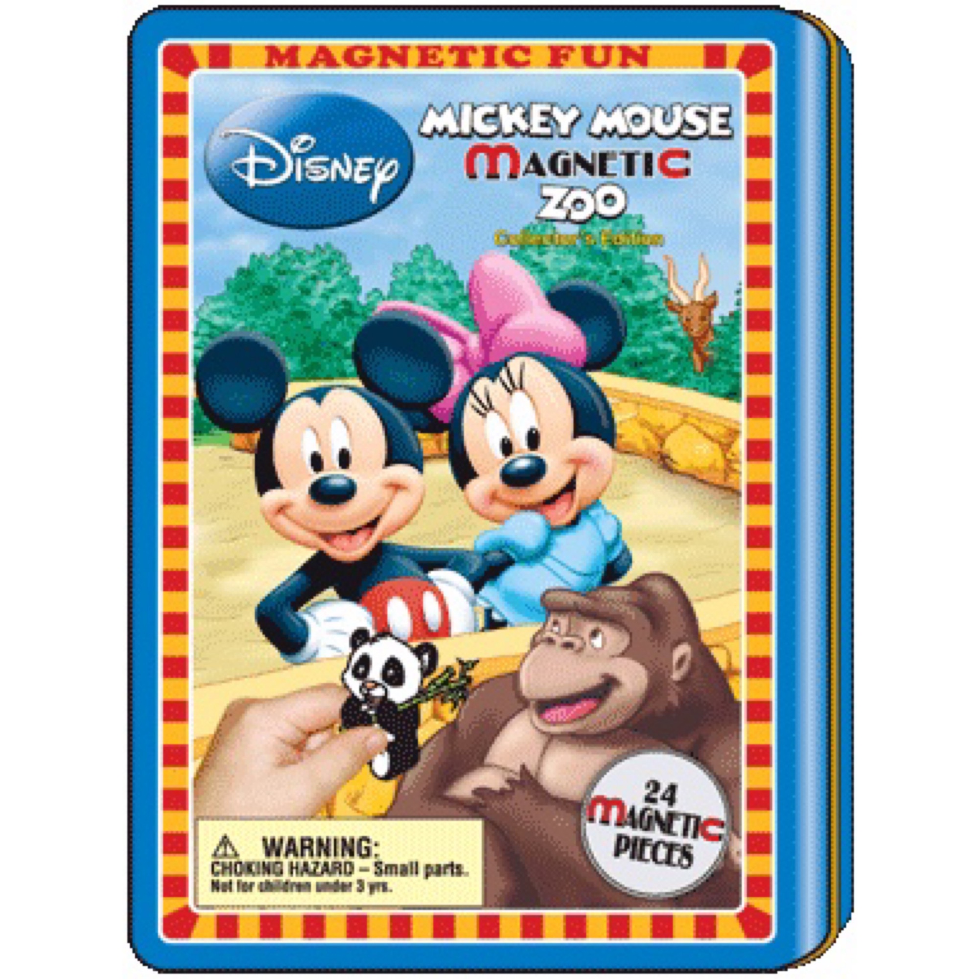 Magnetic Paper Dolls Activity Tin Mickey Zoo Animals | Lazada PH