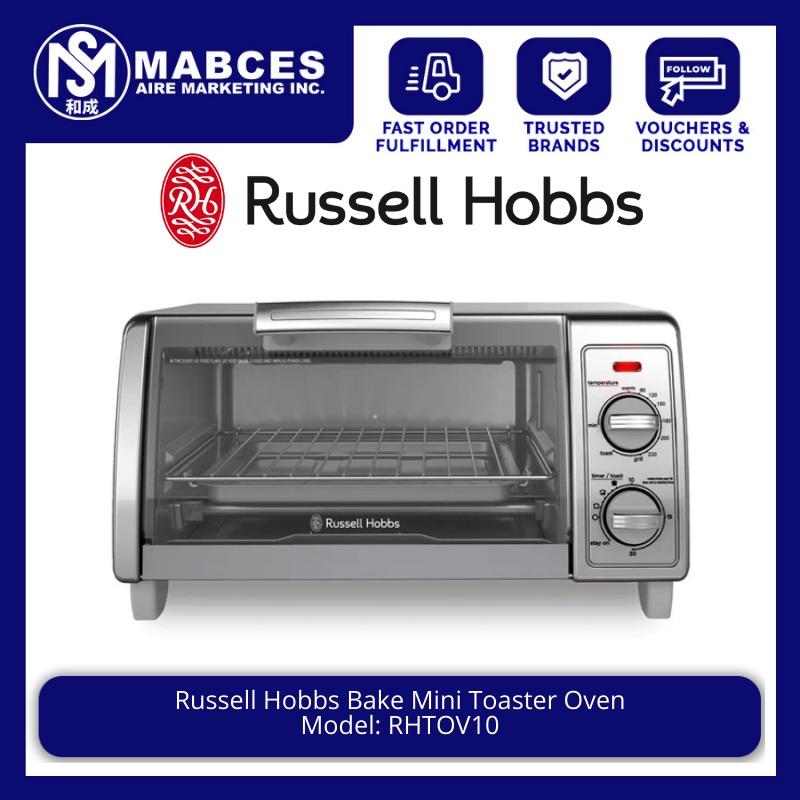 Russell Hobbs Bake Mini Toaster Oven RHTOV10 Year Local Supplier