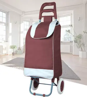 small shopping bag on wheels