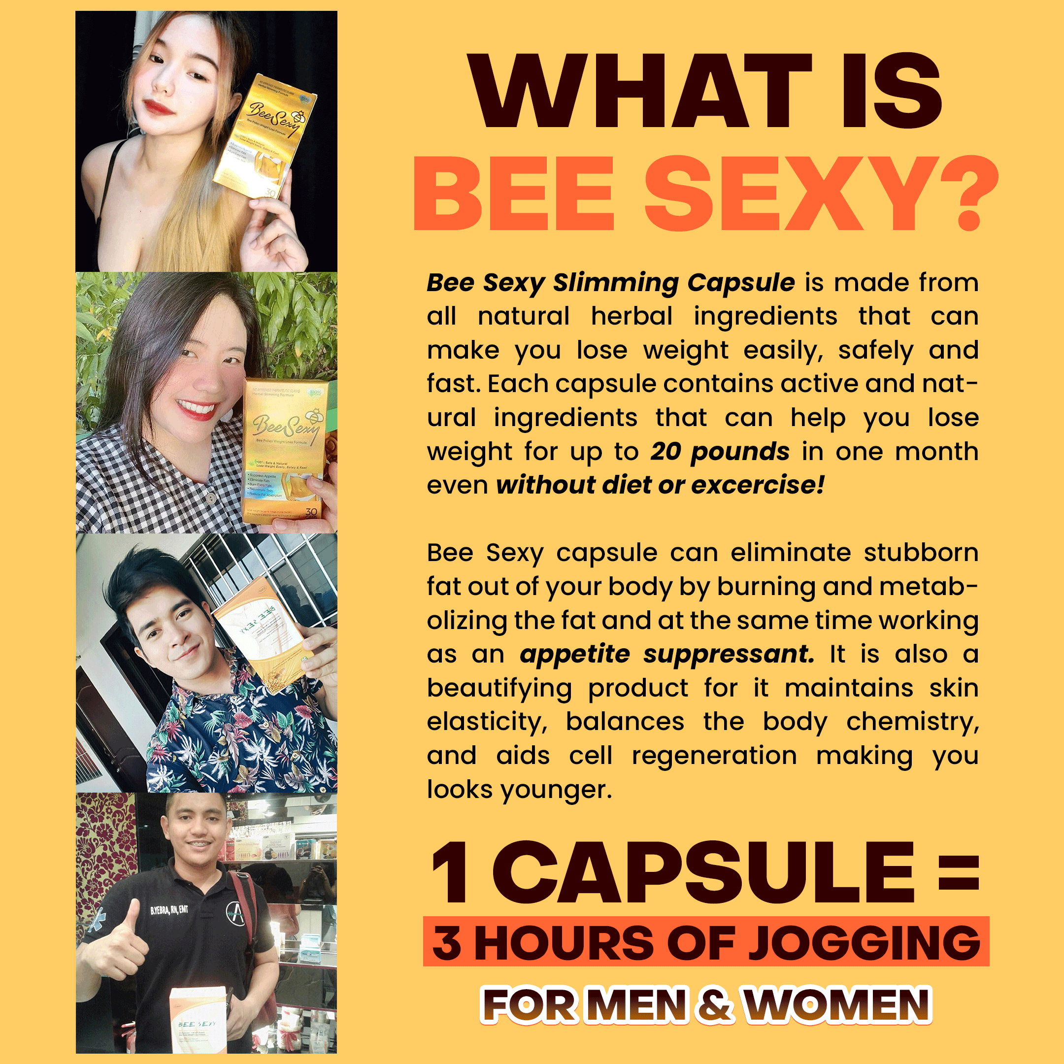 Bee Sexy and Bee Fit Slimming Capsules