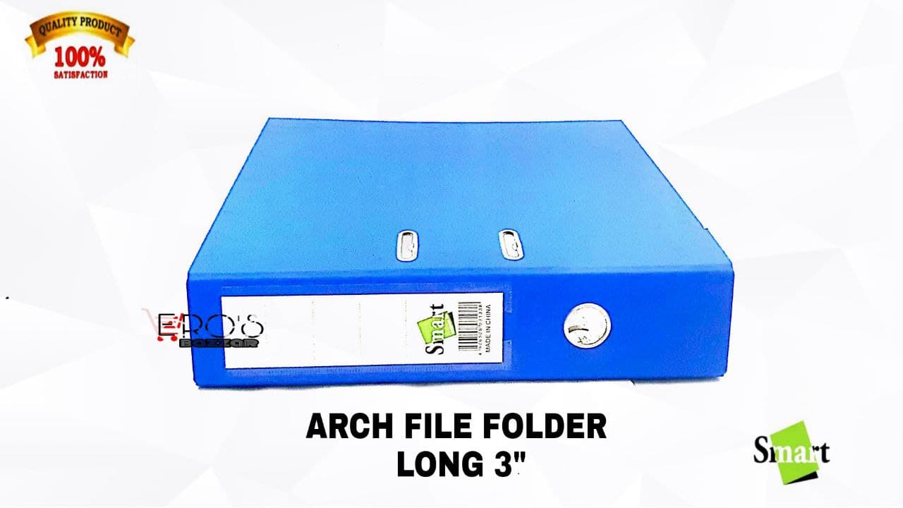 Arch File Folder HARD COVER 3" LONG w/ Side Mechanism Lazada PH