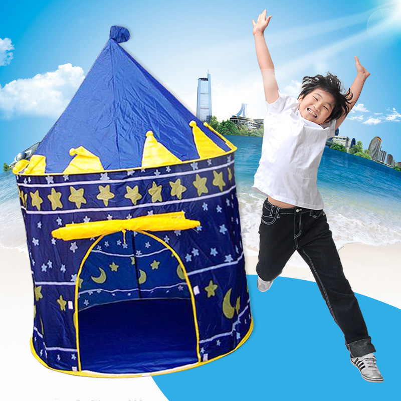 Children Folding Camping Portable Folding Camping Kids Tent Castle
