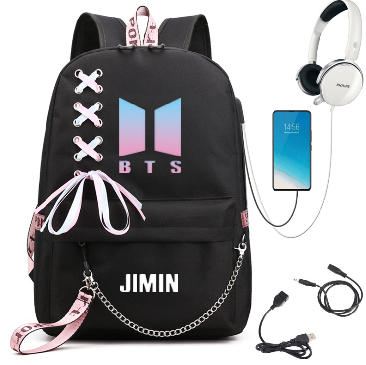 Bts Backpack ( Bangtan Boys Jimin ) Top Trendy 2021 Collection Backpack for  Men and Women Backpack School Backpack Student Backpack Leisure Backpack  with Good Quality Backpack