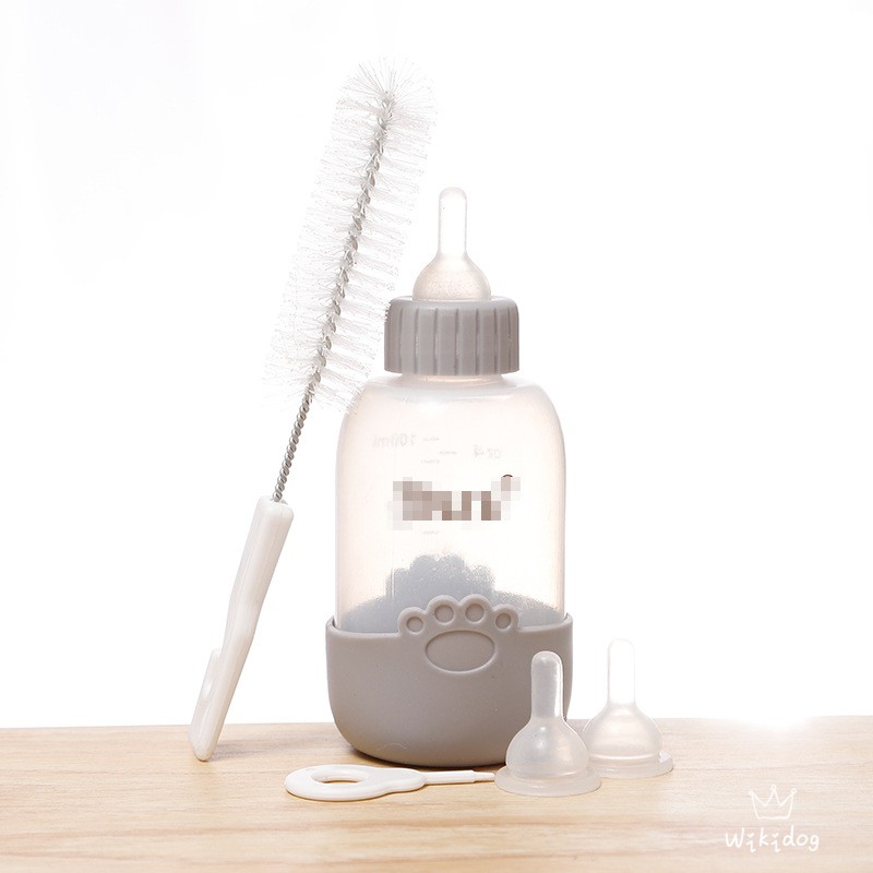 [Wikidog]Kitten Nursing Bottle Puppy Feeding Bottle 100ml Lazada PH