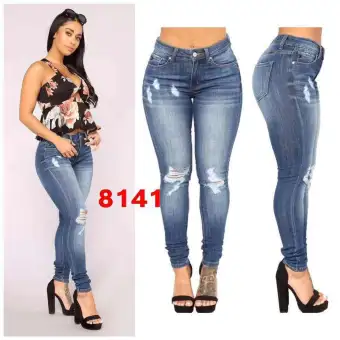 lazada high waist jeans