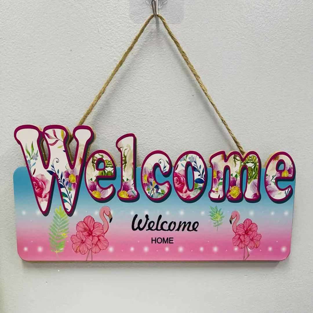 Wall Hanging Decor Sign with Inspirational Rustic Wood for Home Living