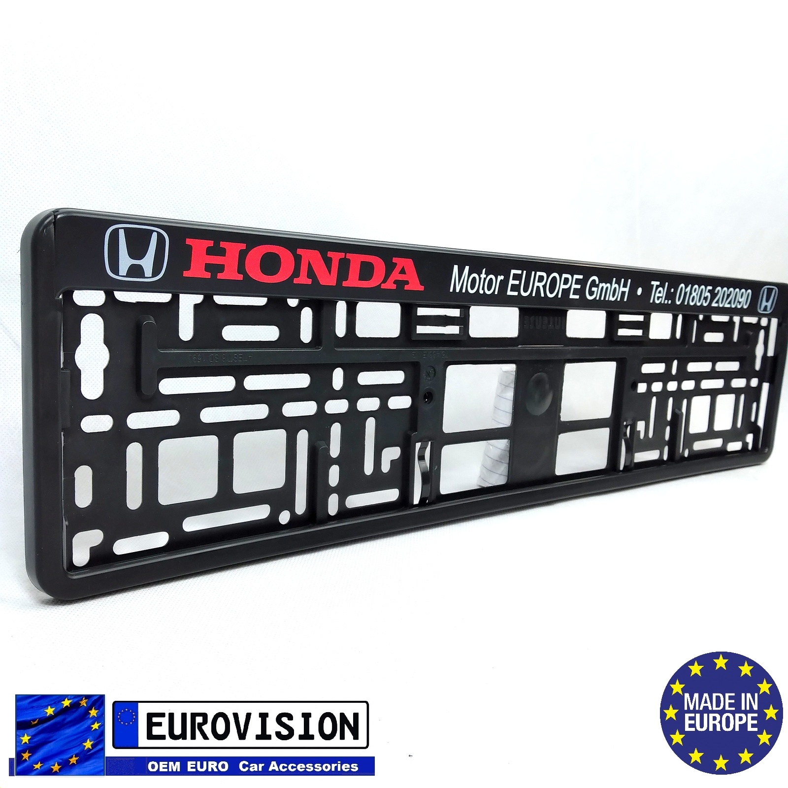HONDA Offenbach Euro Plate Holder 1 Piece Euro License Car