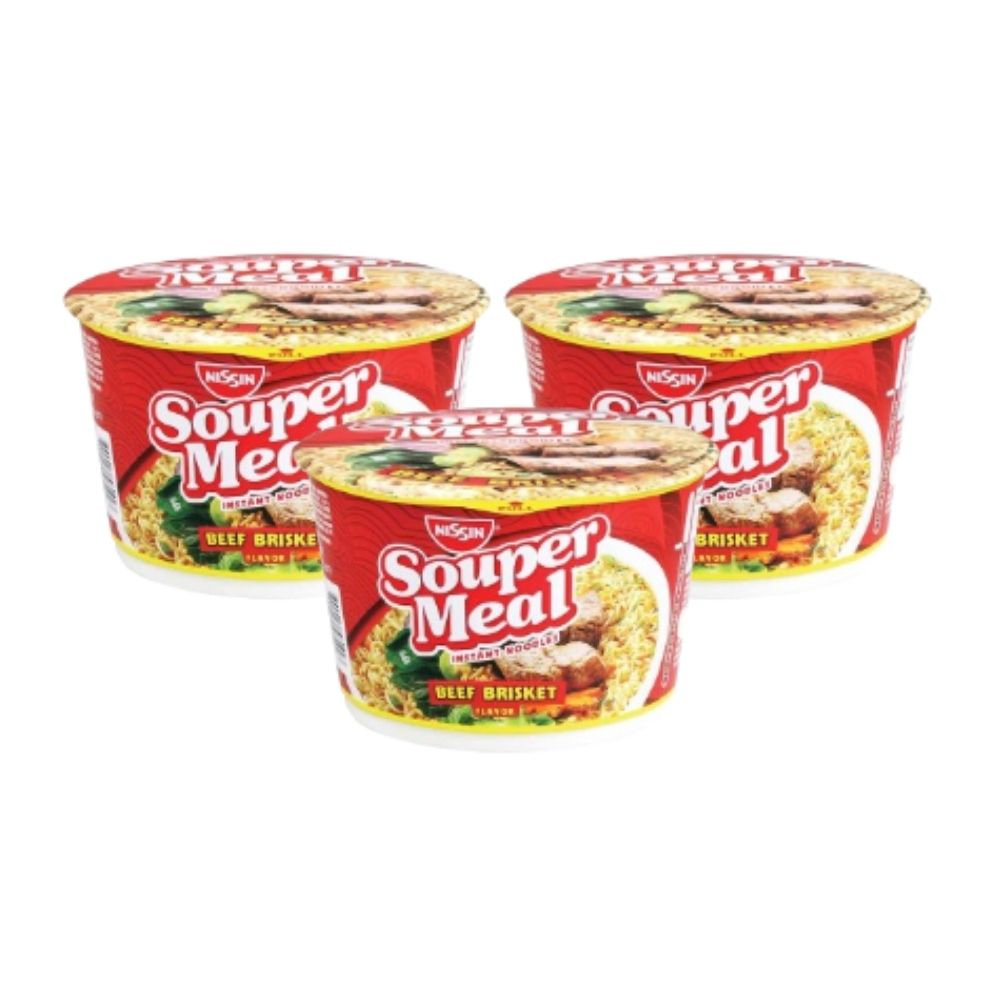 Nissin Souper Meal Beef Brisket 90g - Pack of 3s | Lazada PH