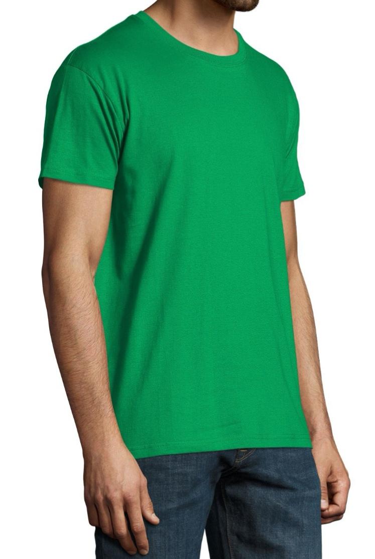 LVLIN Softex Whislers Plain Tshirt Color Emerald Green / on sale