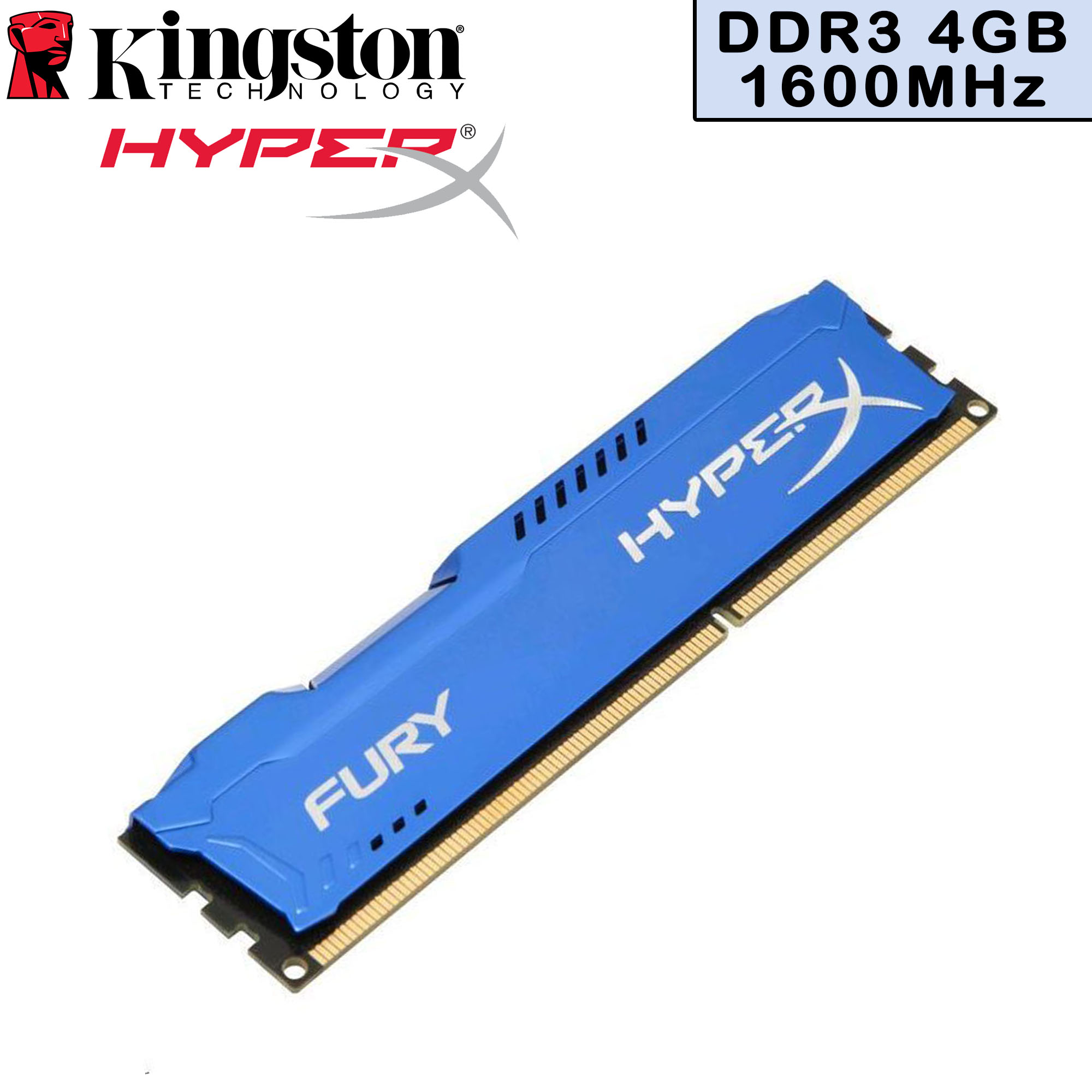 strike Define Ant Kingston HyperX DDR3 4GB 1600MHz DDR3-1600 CL10 240-Pin DIMM Memory stick /  RAM / Storage | Lazada PH