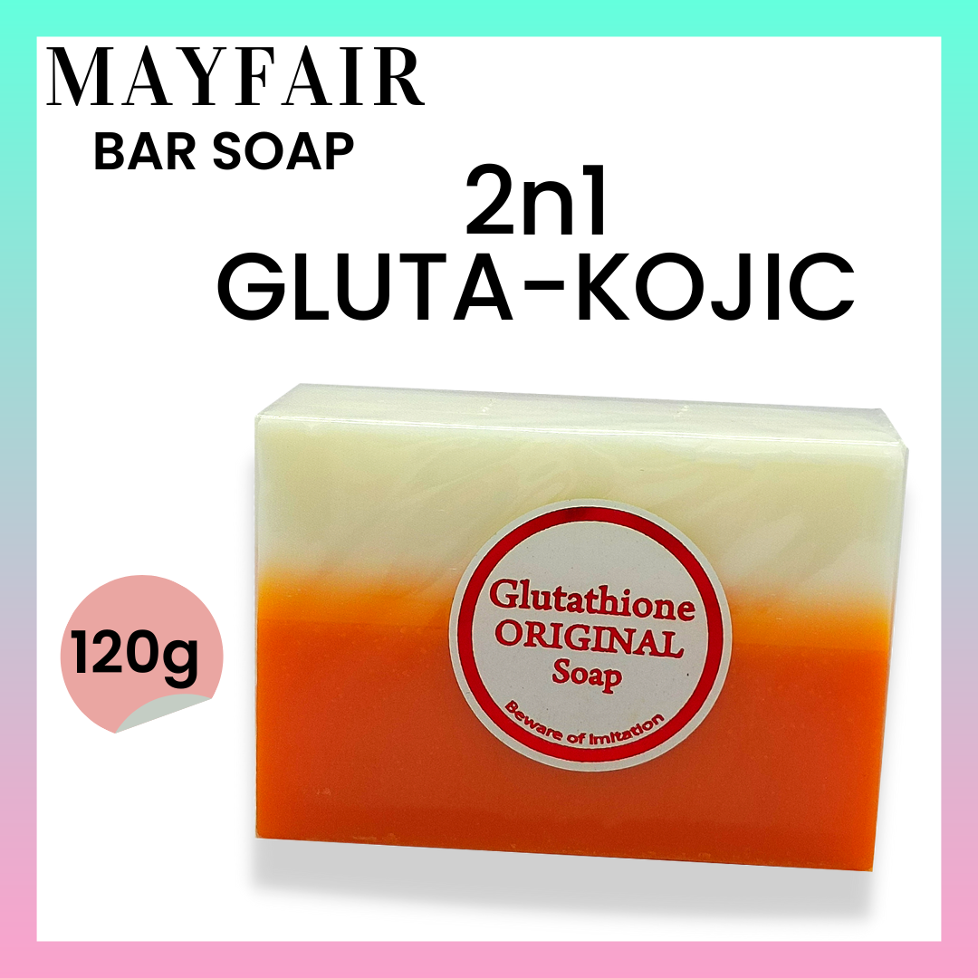 Kojic Soap Original Whitening Aging With Gluta Glutathione For Men Women By  Mayfair Round 800g 20 pieces per pack Lightening Smooth Soft Glowing  Rejuvenated Skin Mibellebeautyneeds - Lazada