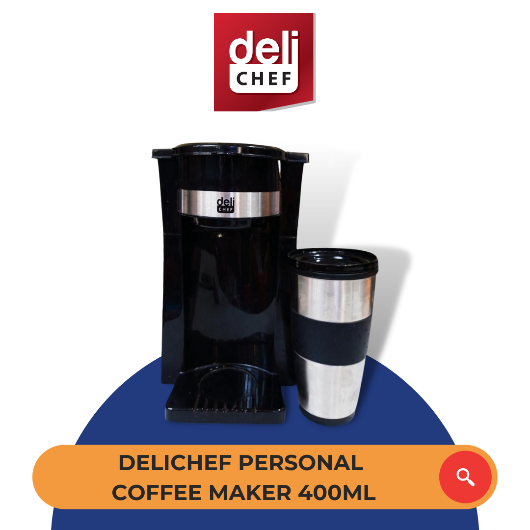 DELICHEF PERSONAL COFFEE MAKER 400ML 