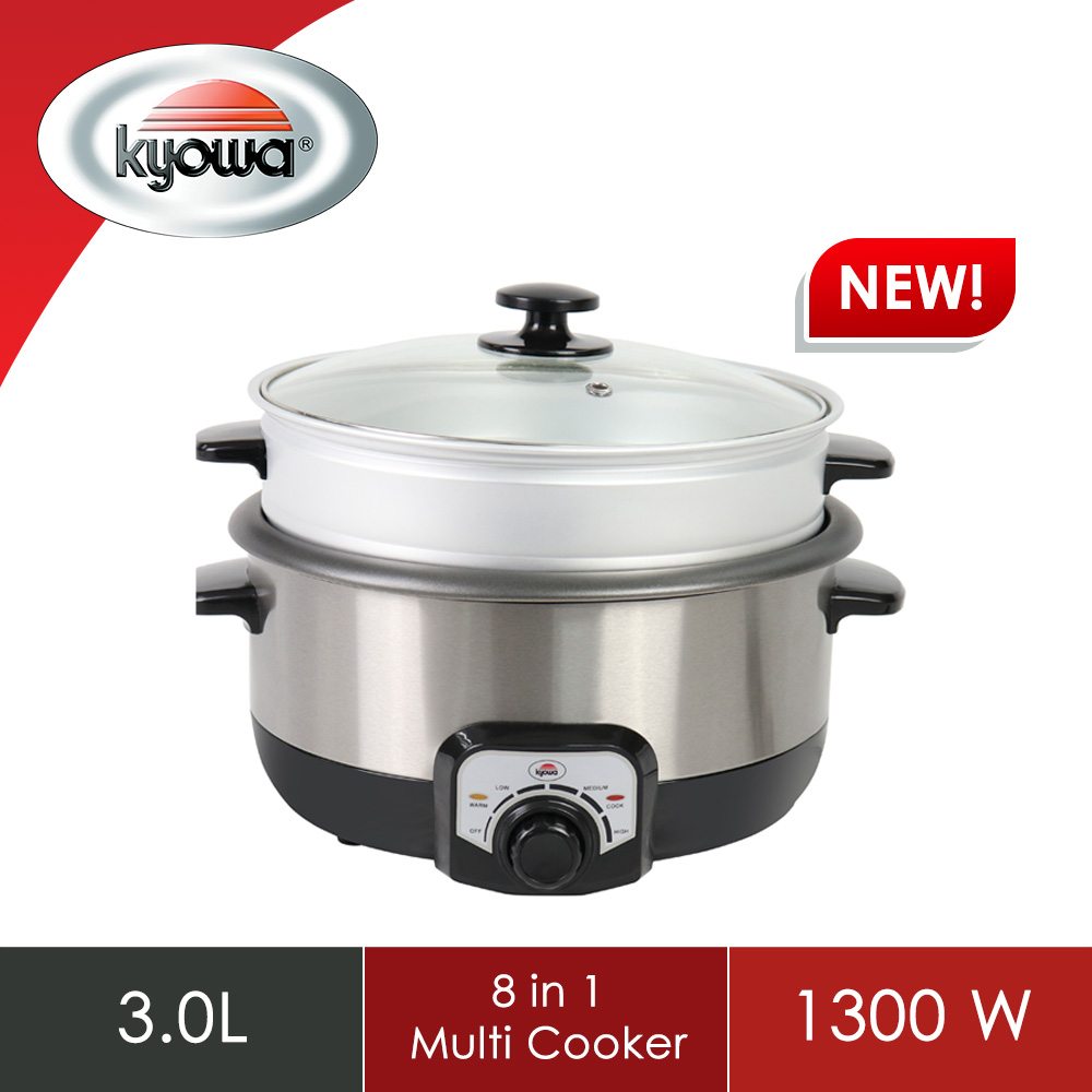 Kyowa Multi Cooker 3.0L (Silver) KW3802 Lazada PH