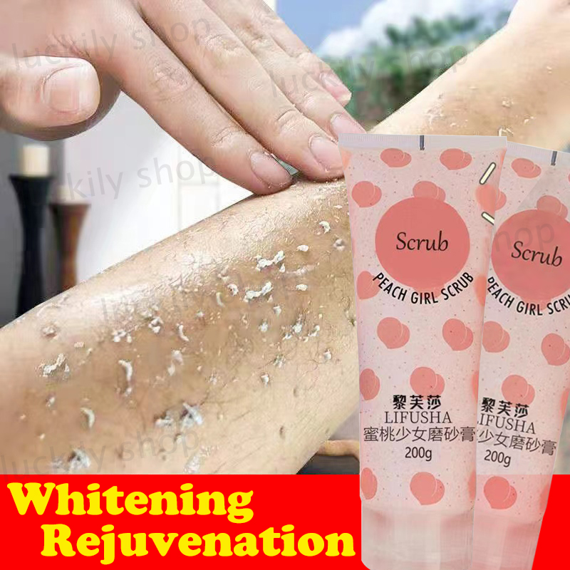 Body Scrub Cream Peeling Skin Whitening Whole Body Exfoliating Skin