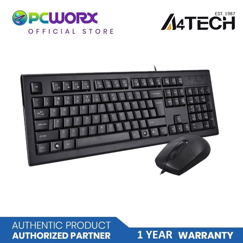 A4Tech USB Keyboard and Mouse Combo KRS8572 A4Tech USB Keyboard USB Mouse Keyboard Set