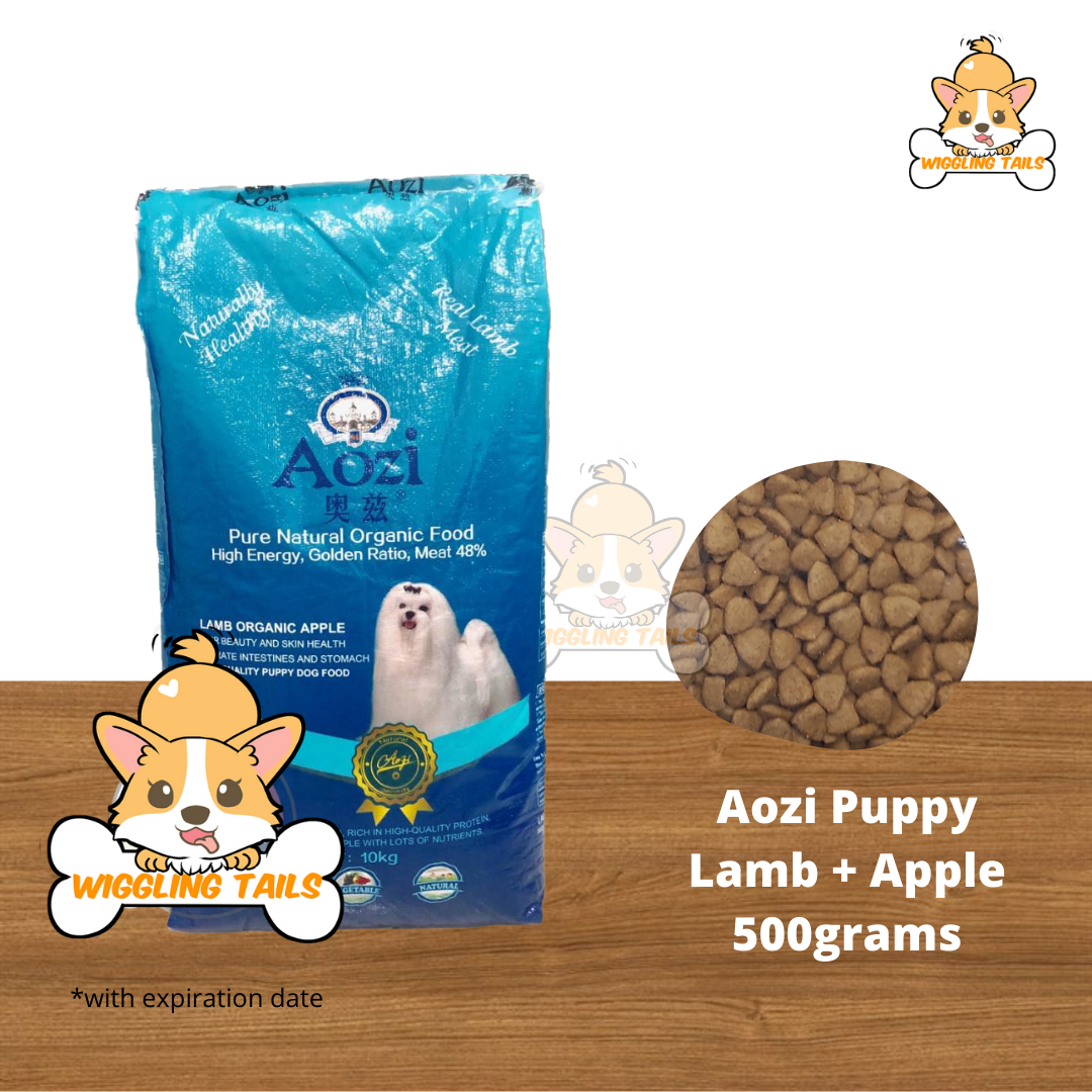 Aozi Organic Puppy Food (Lamb and Apple Flavor) 500grams1kg Lazada PH