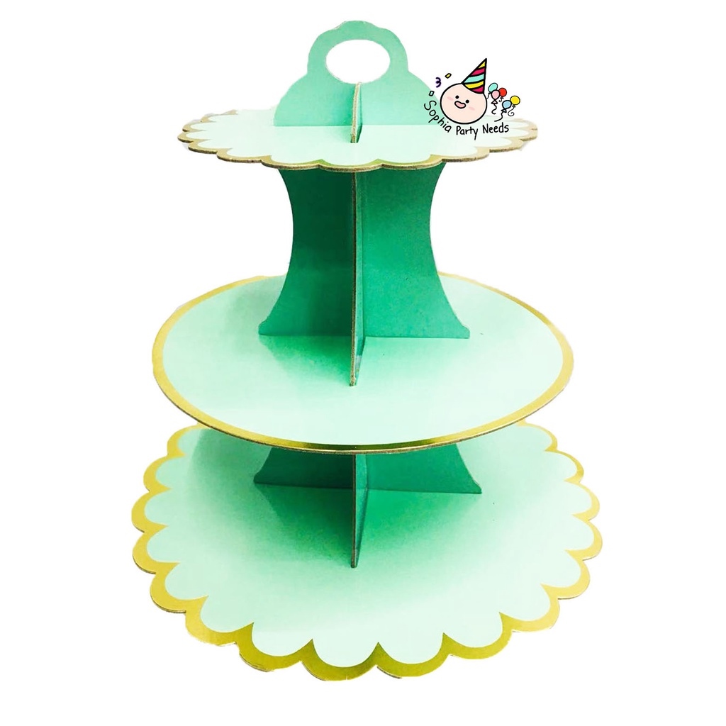 1.5 ft Cupcake Stand Treats (24 cupcakes) for Theme Party Sophiapartyneeds