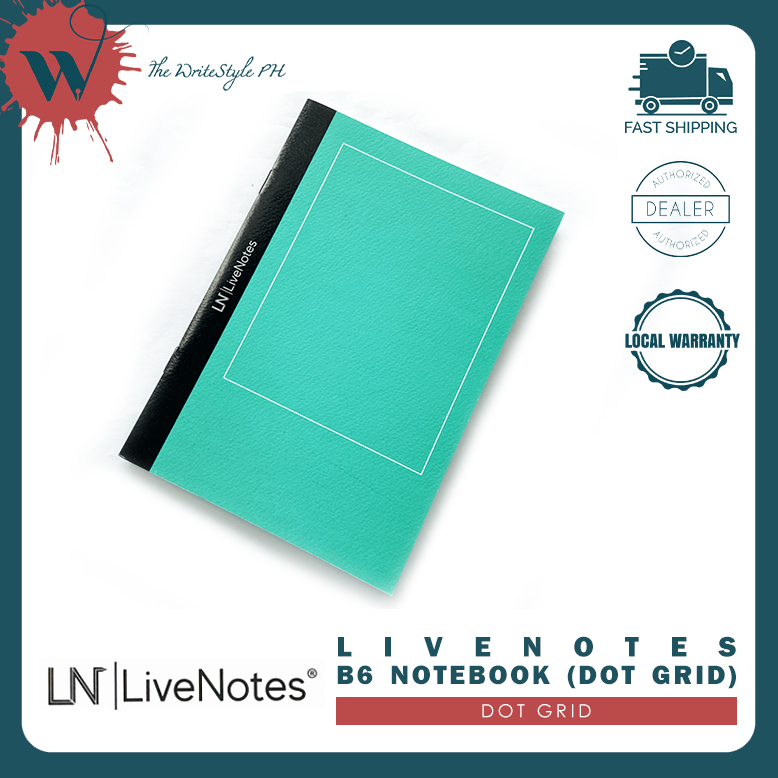 LiveNotes B6 Green Notebook (Dot Grid) Lazada PH