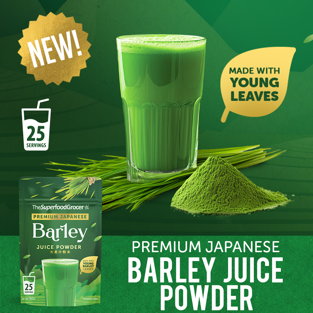 Premium Barley Grass Powder - 4x500g Pack, Very Finely Ground, Vegan Superfood Supplement