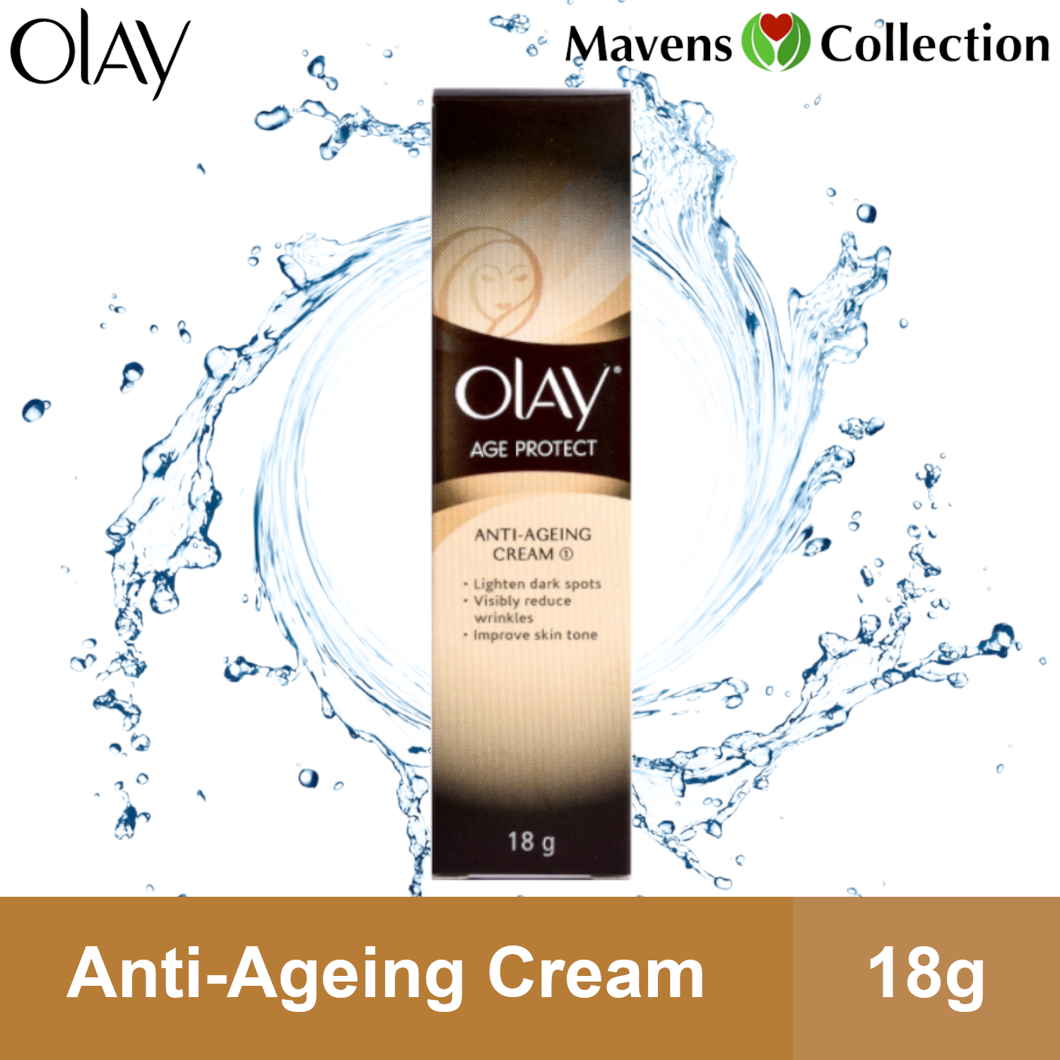 Crème Anti-âge Olay Age Protect - 40g, Soin De Jour Pour Une Peau D'apparence Plus Jeune - Neuf