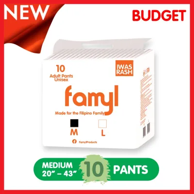 Famyl Adult Diapers BUDGET Pants Medium