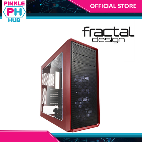 Fractal Design Focus G Mystic Red ATX Mid Tower Computer Case 