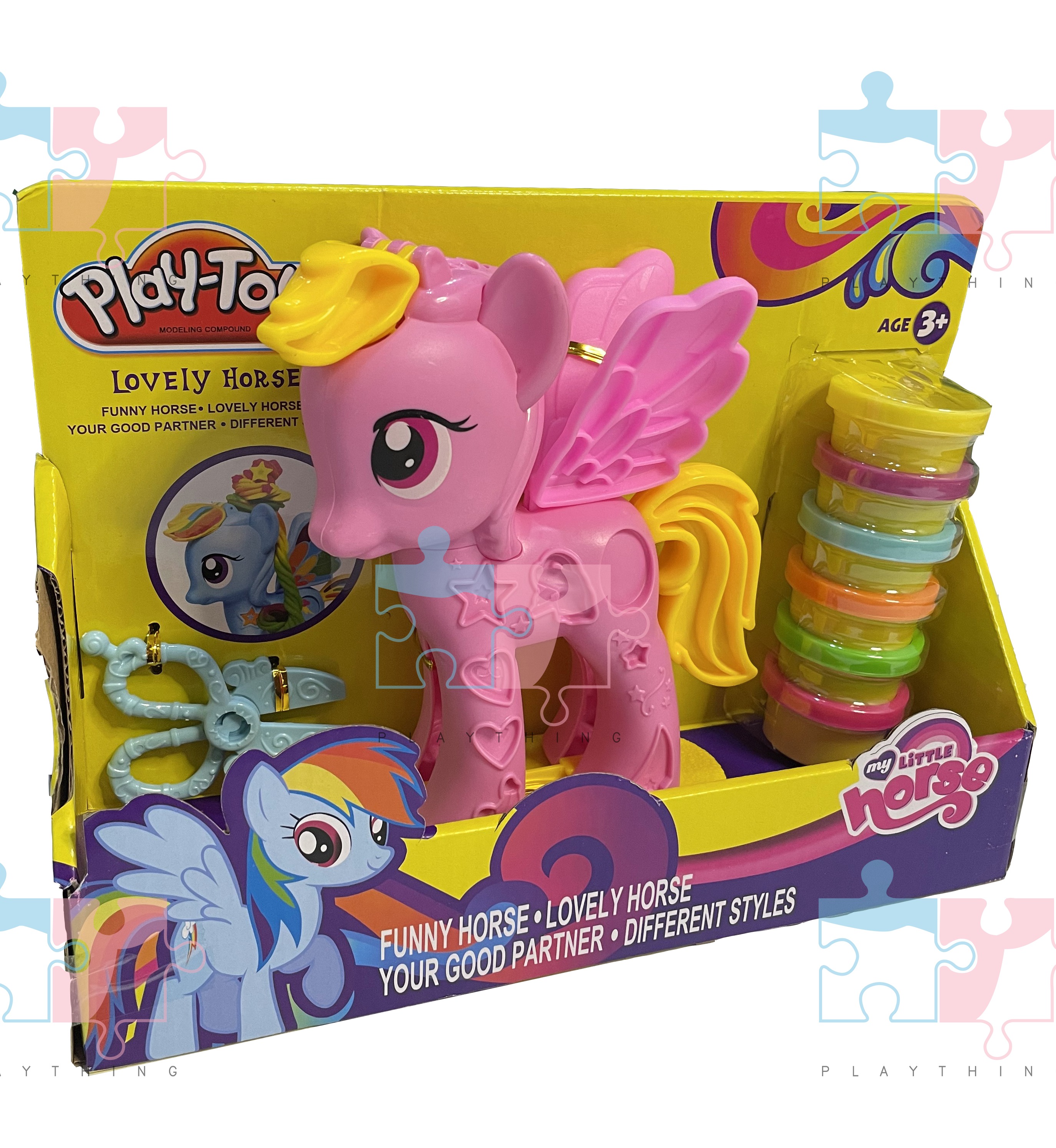 MY LITTLE PONY MOLD WITH 6 CLAY POTS MOLDING CLAYS TOY TOYS Lazada PH