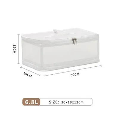 【Ship from Manila】1PCS Waterproof PP Plastic Storage Boxes Sundries Storage Organisation Dust-proof Moisture-proof Clothes Sorting Foldable Storage Bag