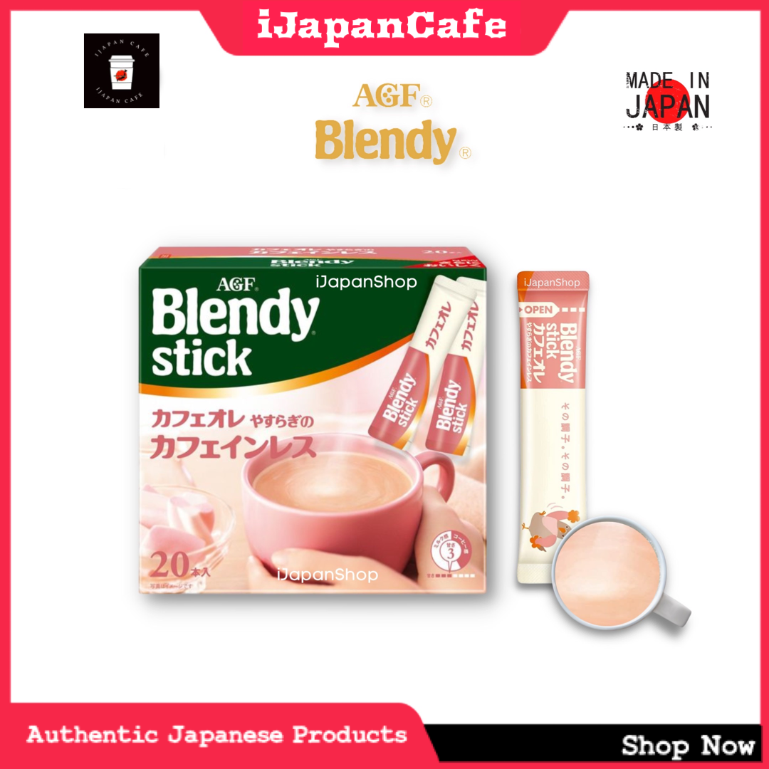 AGF Blendy Japan Instant Coffee Caffeineless Decaf 20 Sticks Lazada PH