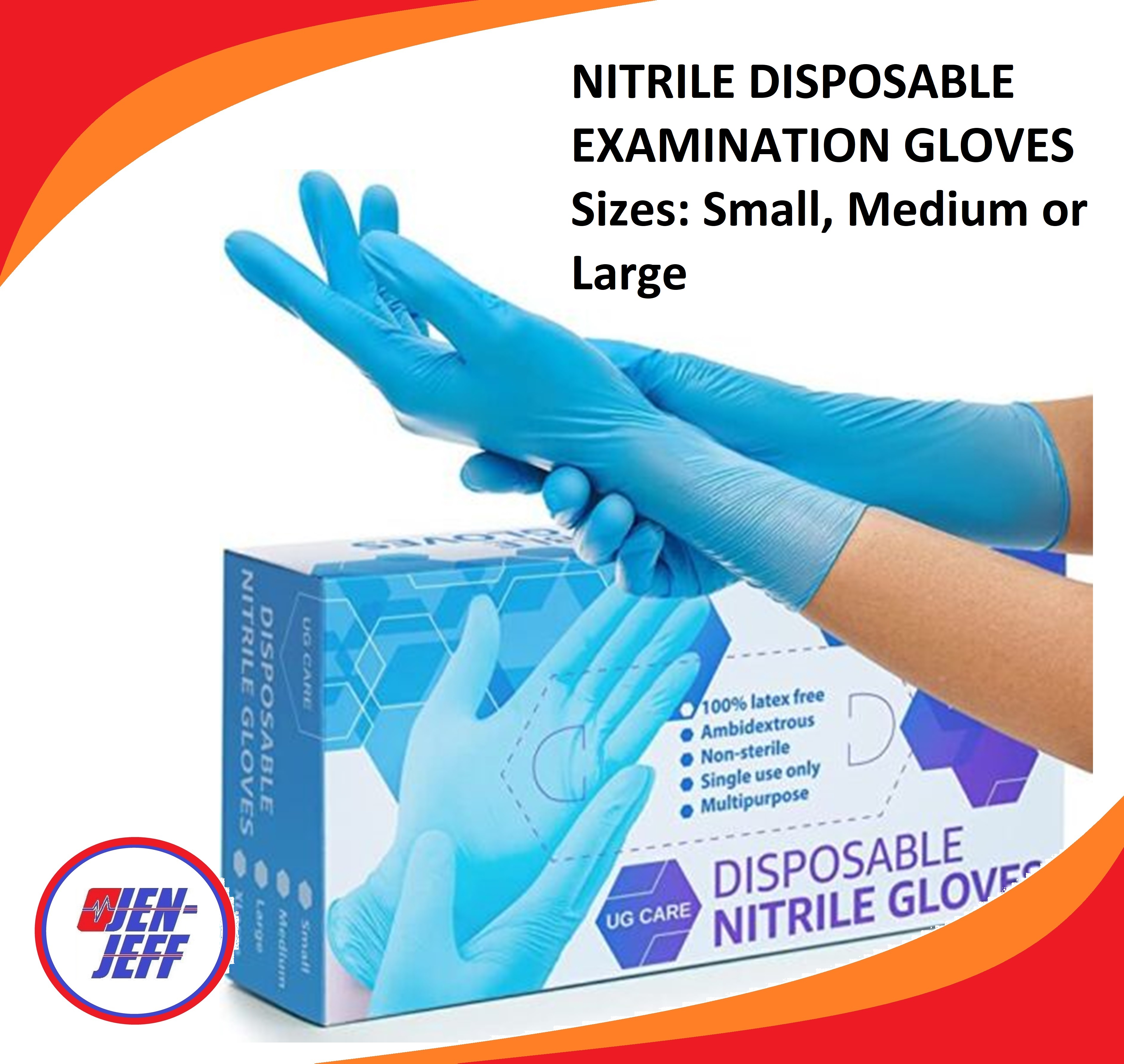 Nitrile Gloves Examination for Medical and Home Use Nitrile Gloves ...