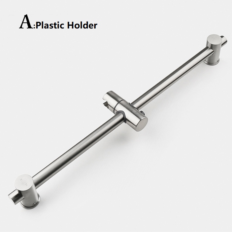 SUS 304 Stainless Steel Bathroom Shower Head Holder Sliding Bar Slide ...