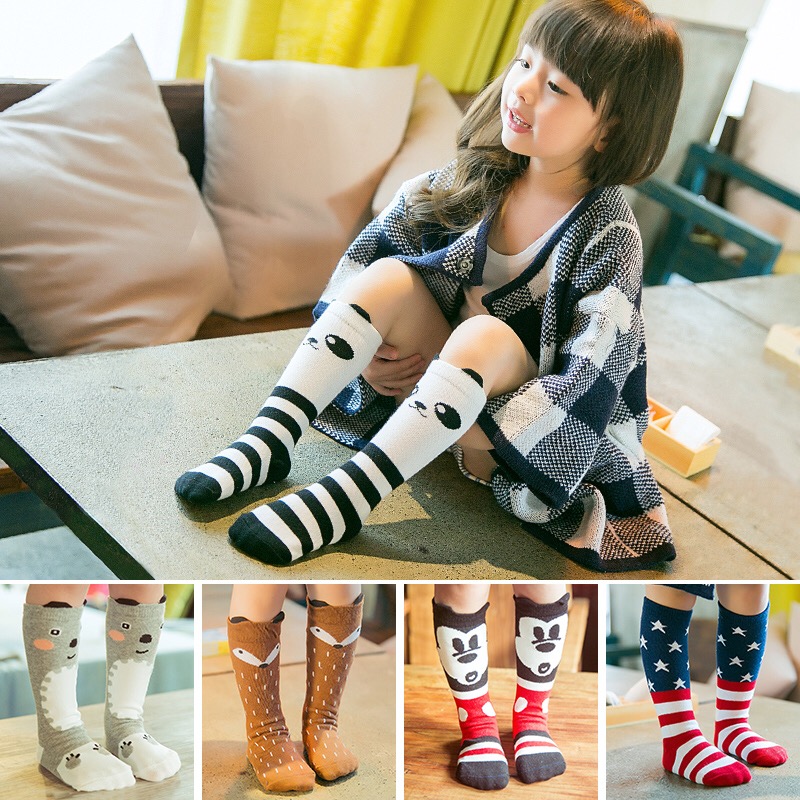 Randomly Design Coolbi Kids Baby Boy Socks Fashion knee high socks kids
