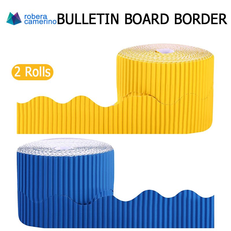 2 Rolls Bulletin Board Borders Scalloped Border Decoration Background