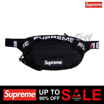 supreme black waist bag ss18