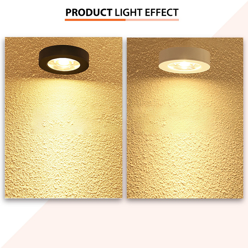 Vimite Surface Mounted Ceiling Light 3W LED downlight Ultra Thin Driverless cob Mini spot lights 220V indoor Cabinet Cupboard Lamp