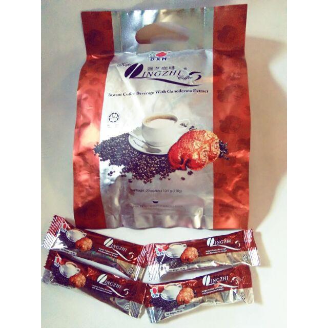 DXN Kopi Lingzhi Coffee 20 sachets x 10.5 g Instant Coffee Beverage and