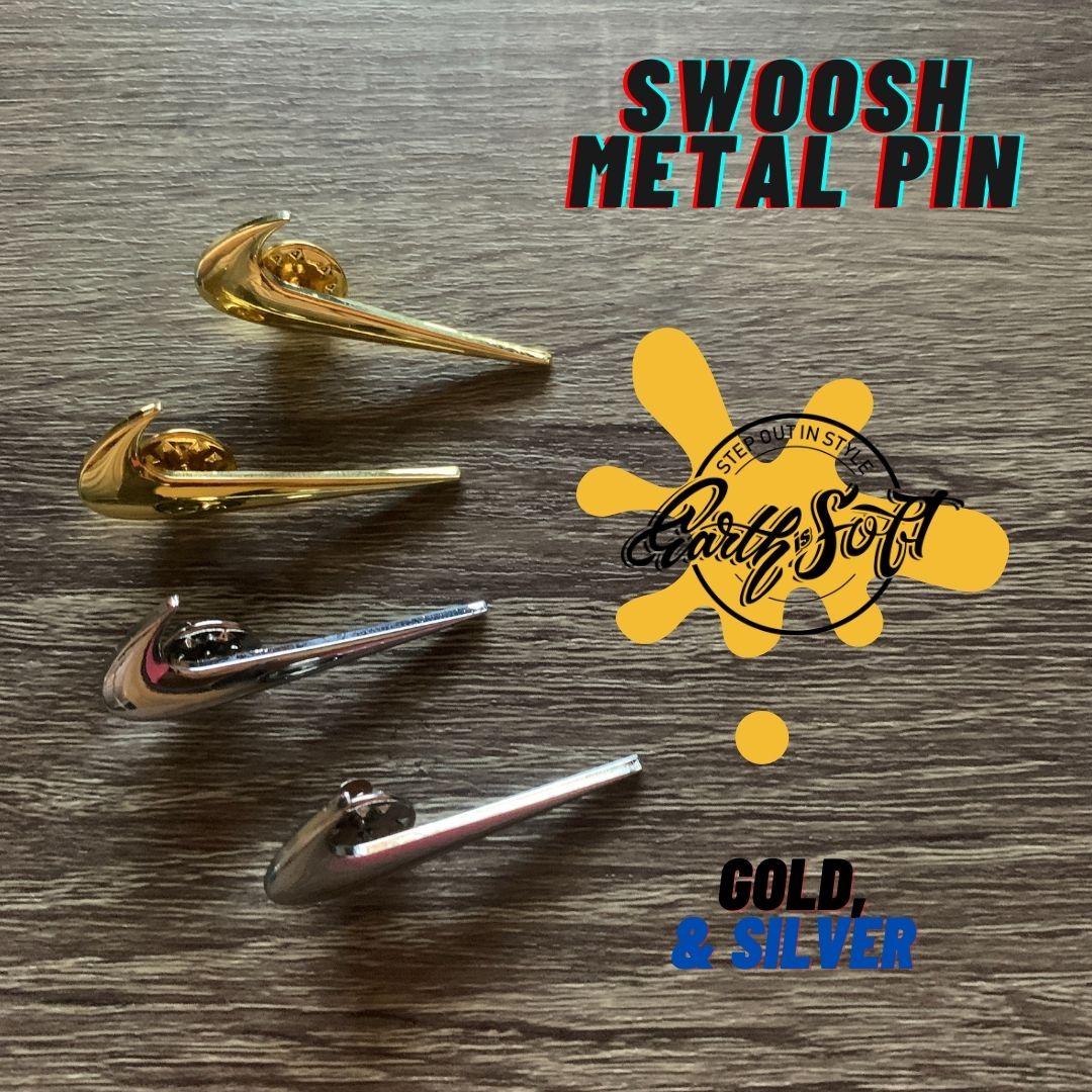 Gold nike swoosh pin best sale