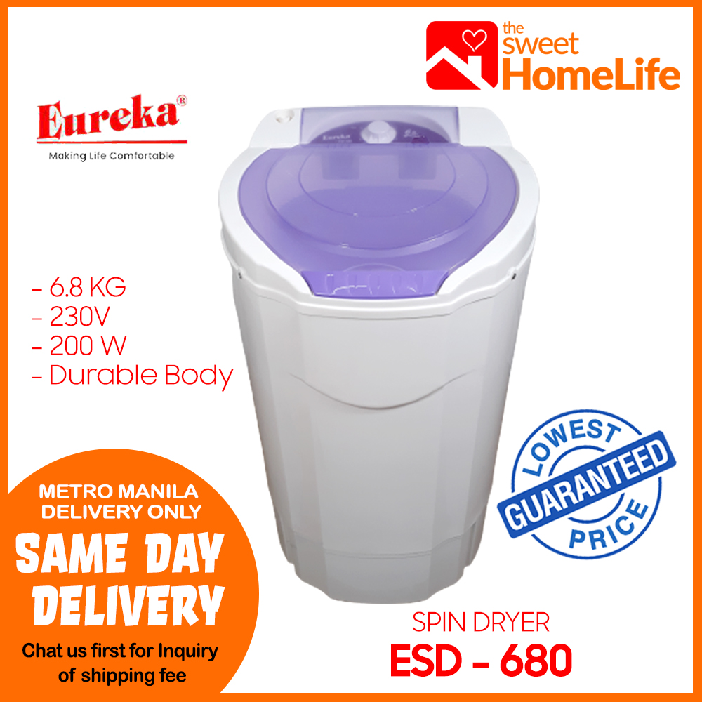 Emall Philippines Eureka Spin Dryer 6.8 kg ESD680 Machine dryer Single