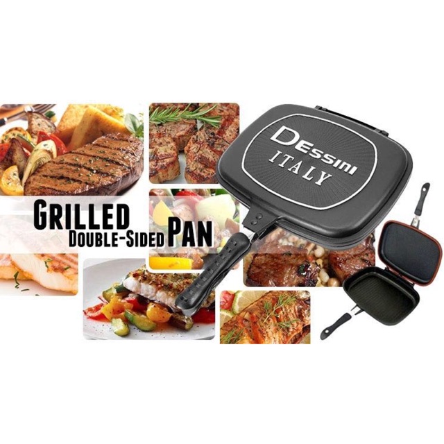 Dessini Italy Double Sided Grill Pan 36cm