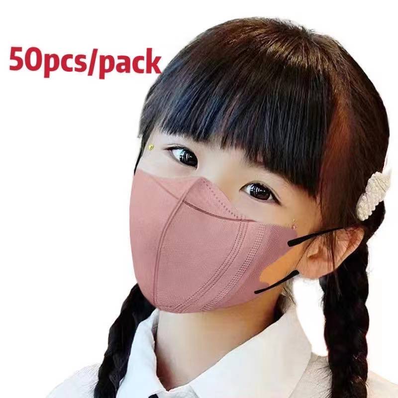10pcs/pack 3D Kids Facemask 3ply Disposable 4D Protective Mask Lazada PH