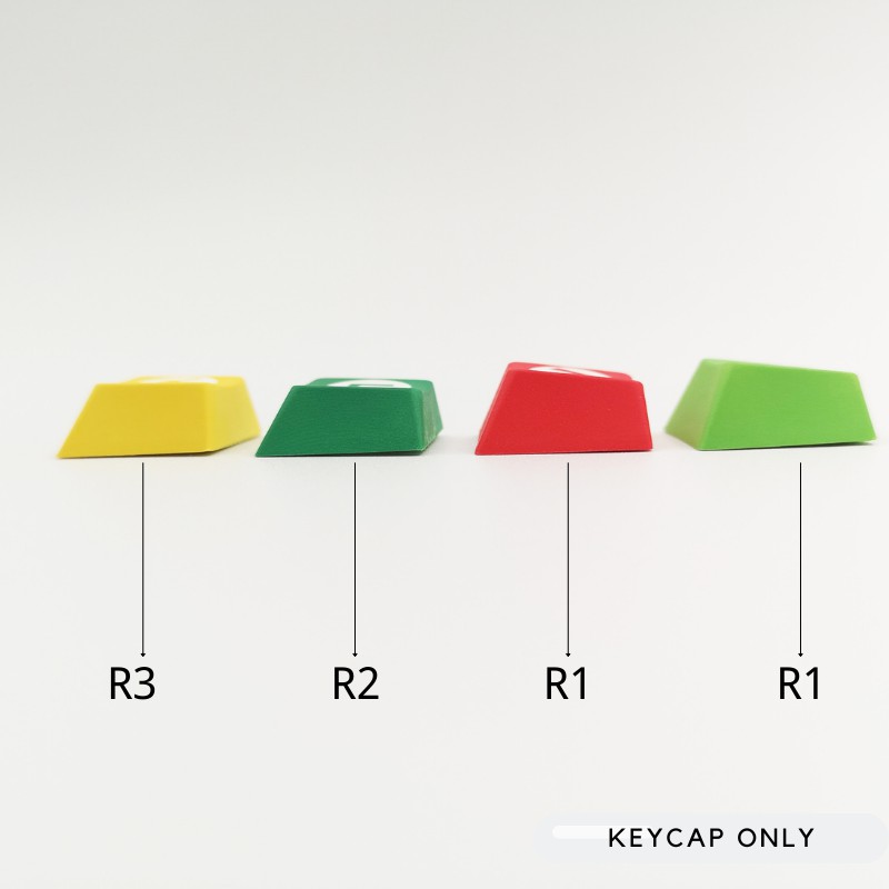 4Pcs/set Mario Design PBT Keycap OEM Cherry Profile DYE-SUB Keycap for MX Switch Mechanical Keyboard