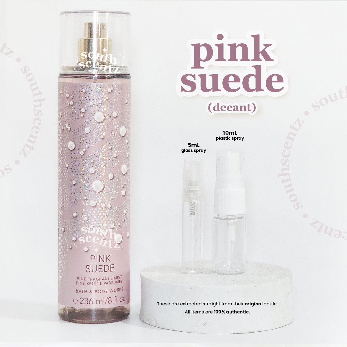 Pink Suede Bath and Body Works Body Mist BBW Decant 5mL 10mL