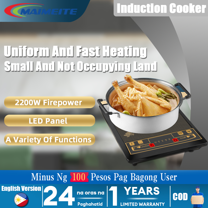 Induction Cooker 2200W Inverter Stove Multiple Cooking Functions