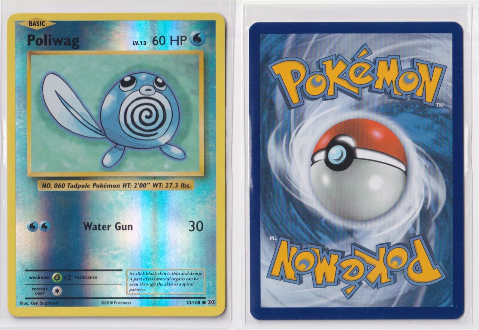 Poliwag 23/108 - Common Reverse Holo - XY: Evolutions (Pokemon Card) |  Lazada PH